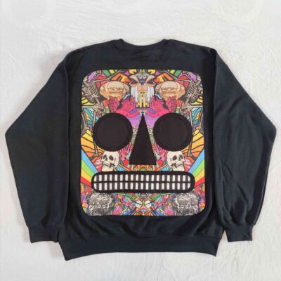 Felpa Nera Life and Death - OG - Back - Black