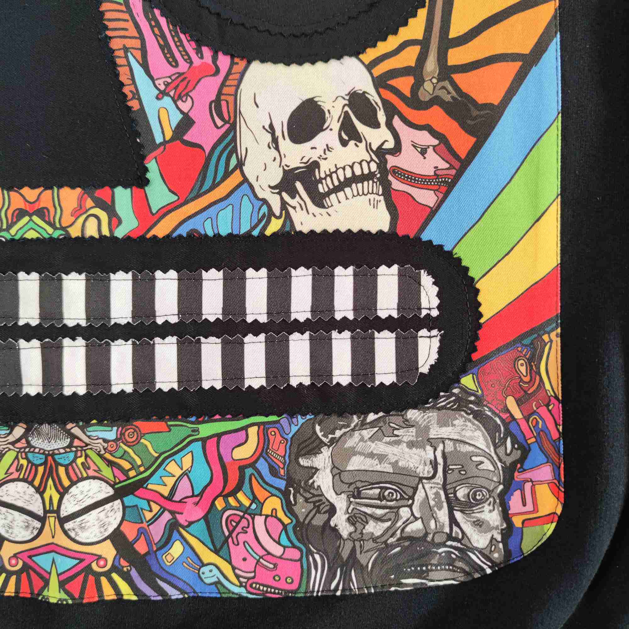 Felpa Nera Life and Death - OG - Back - Black - immagine 4