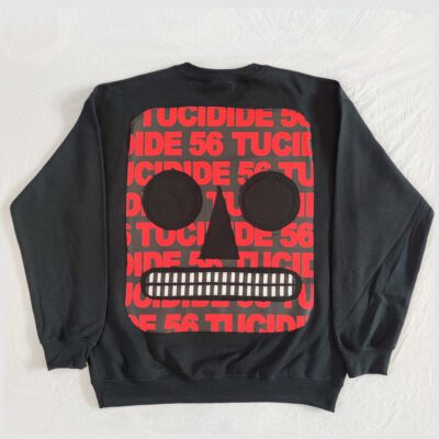 TUCIDIDE 56 - Red on Black - Back - Black