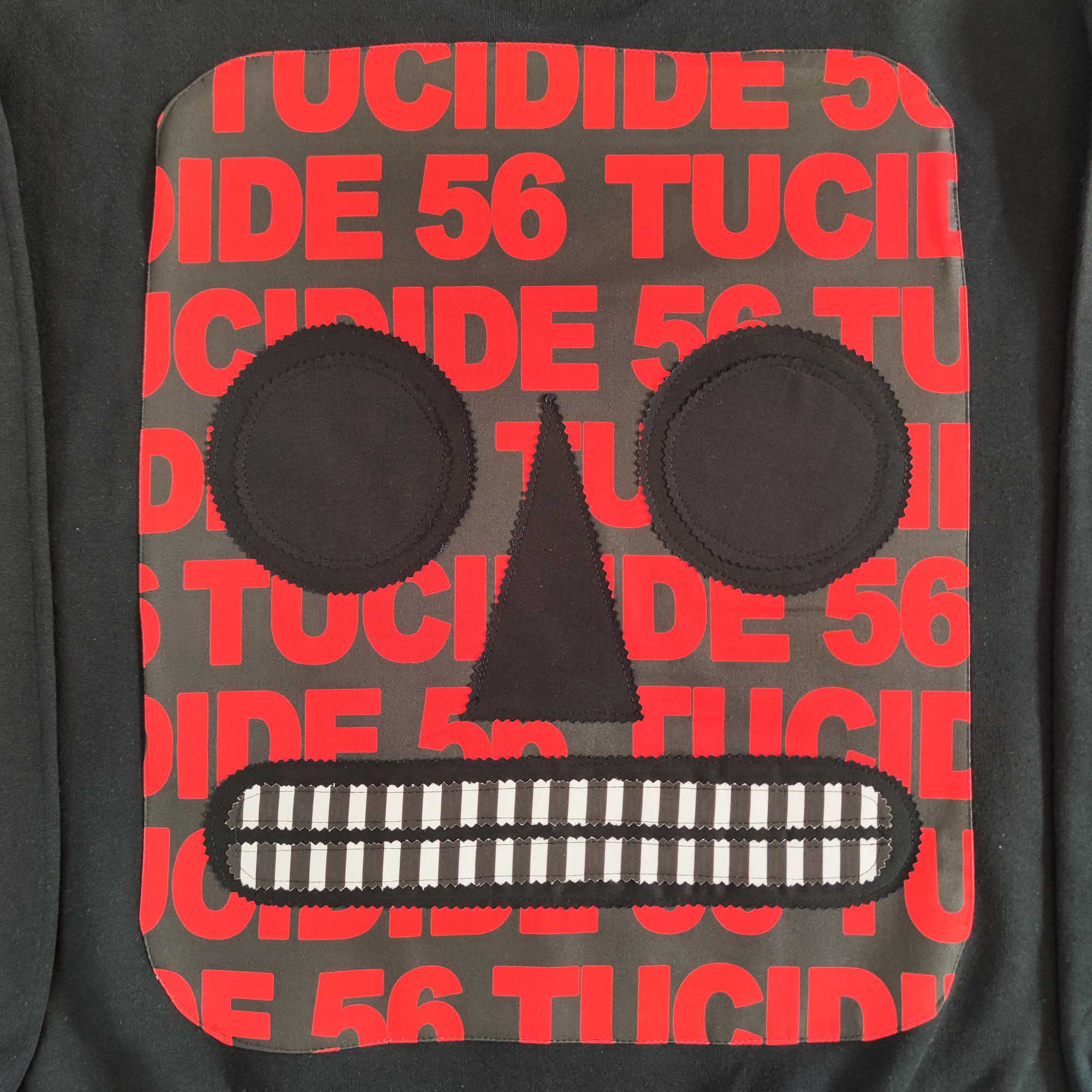 TUCIDIDE 56 - Red on Black - Back - Black - immagine 4