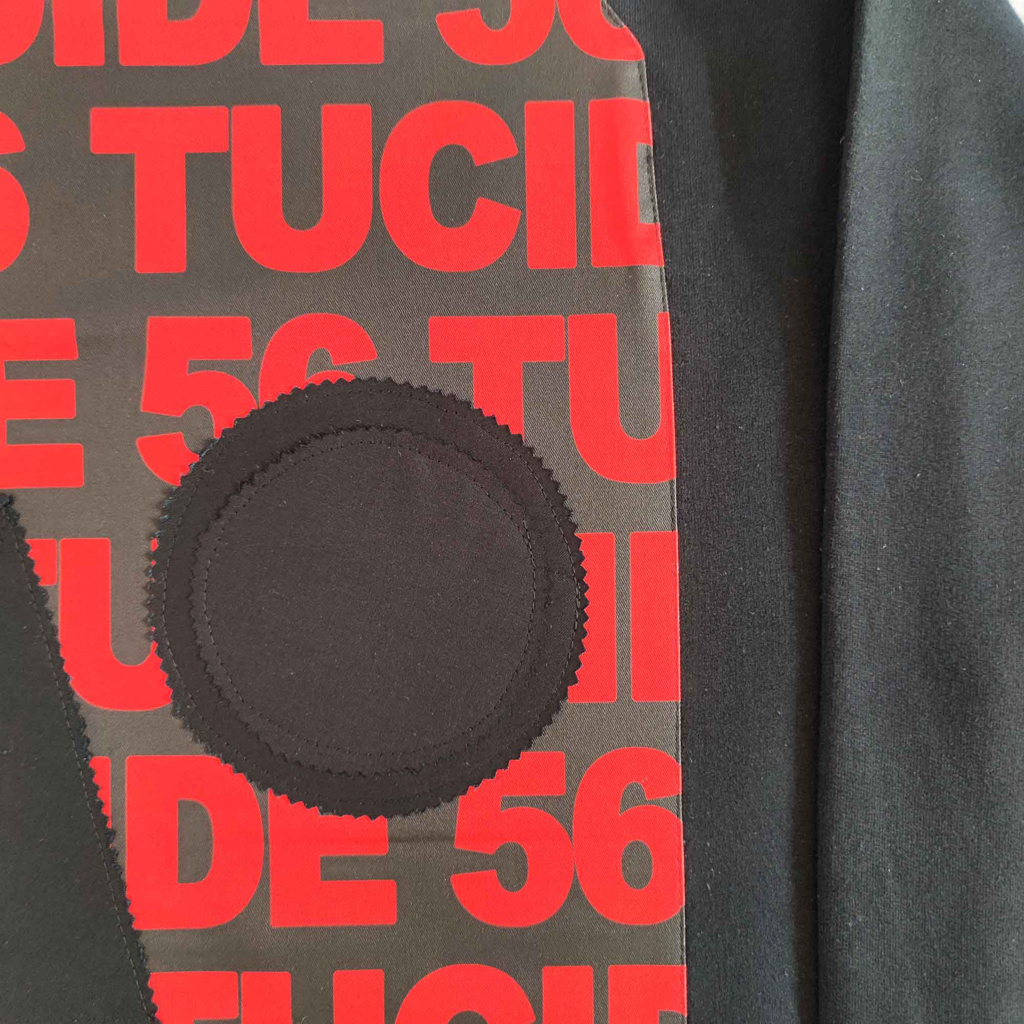 TUCIDIDE 56 - Red on Black - Back - Black - immagine 3
