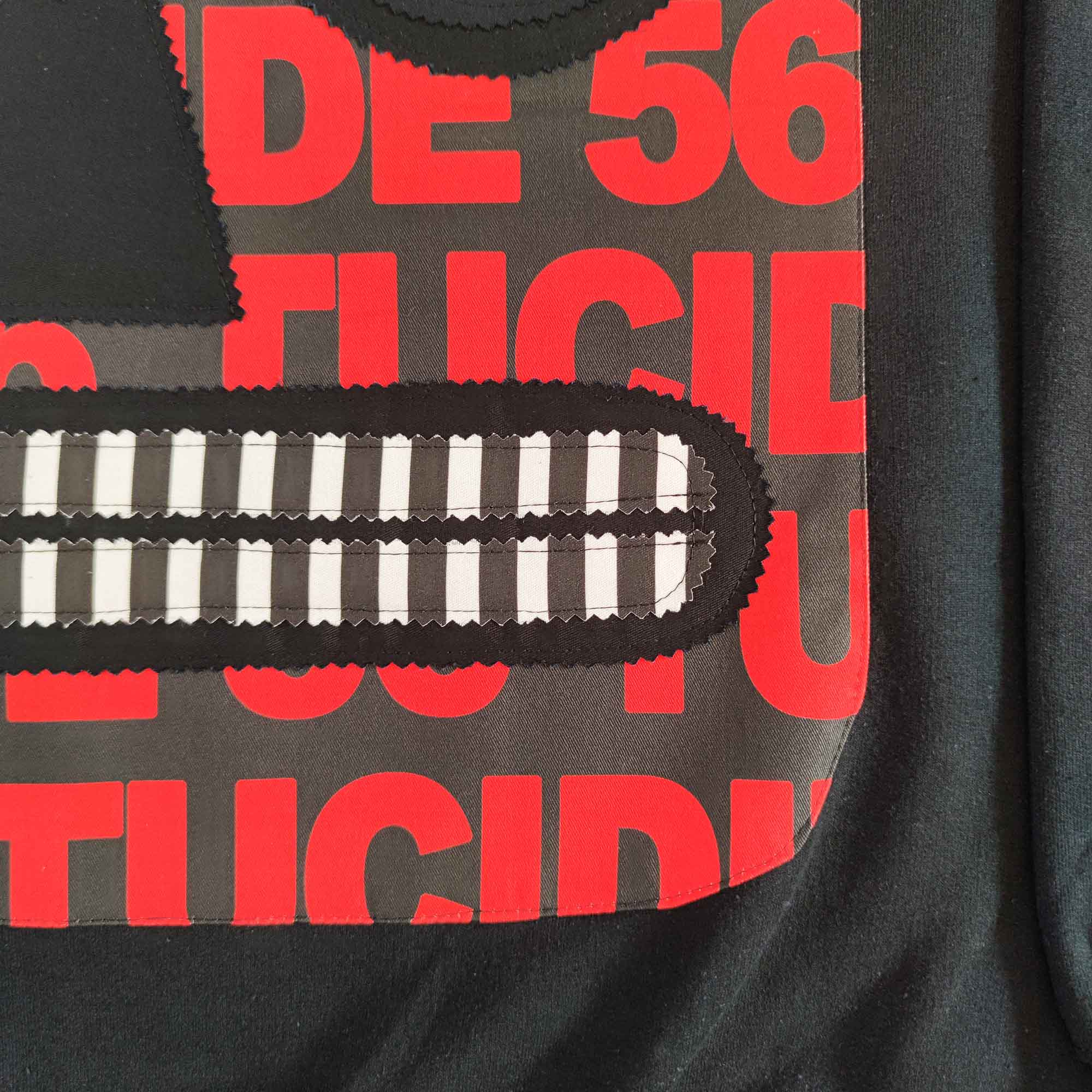 TUCIDIDE 56 - Red on Black - Back - Black - immagine 5