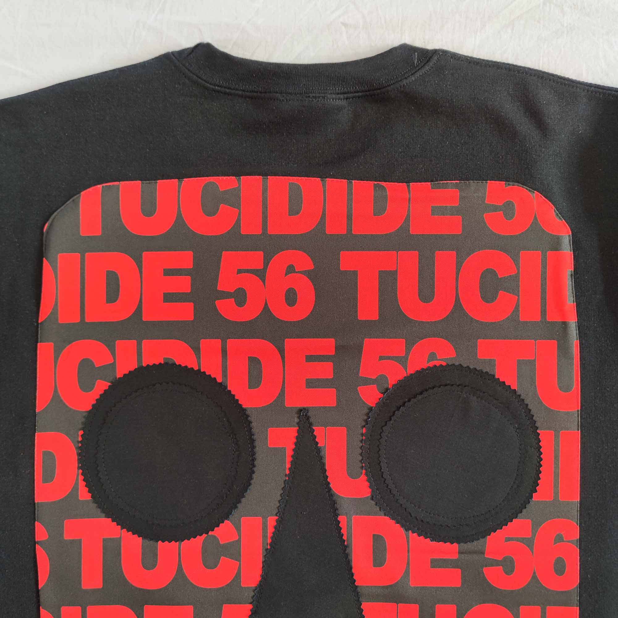 TUCIDIDE 56 - Red on Black - Back - Black - immagine 6