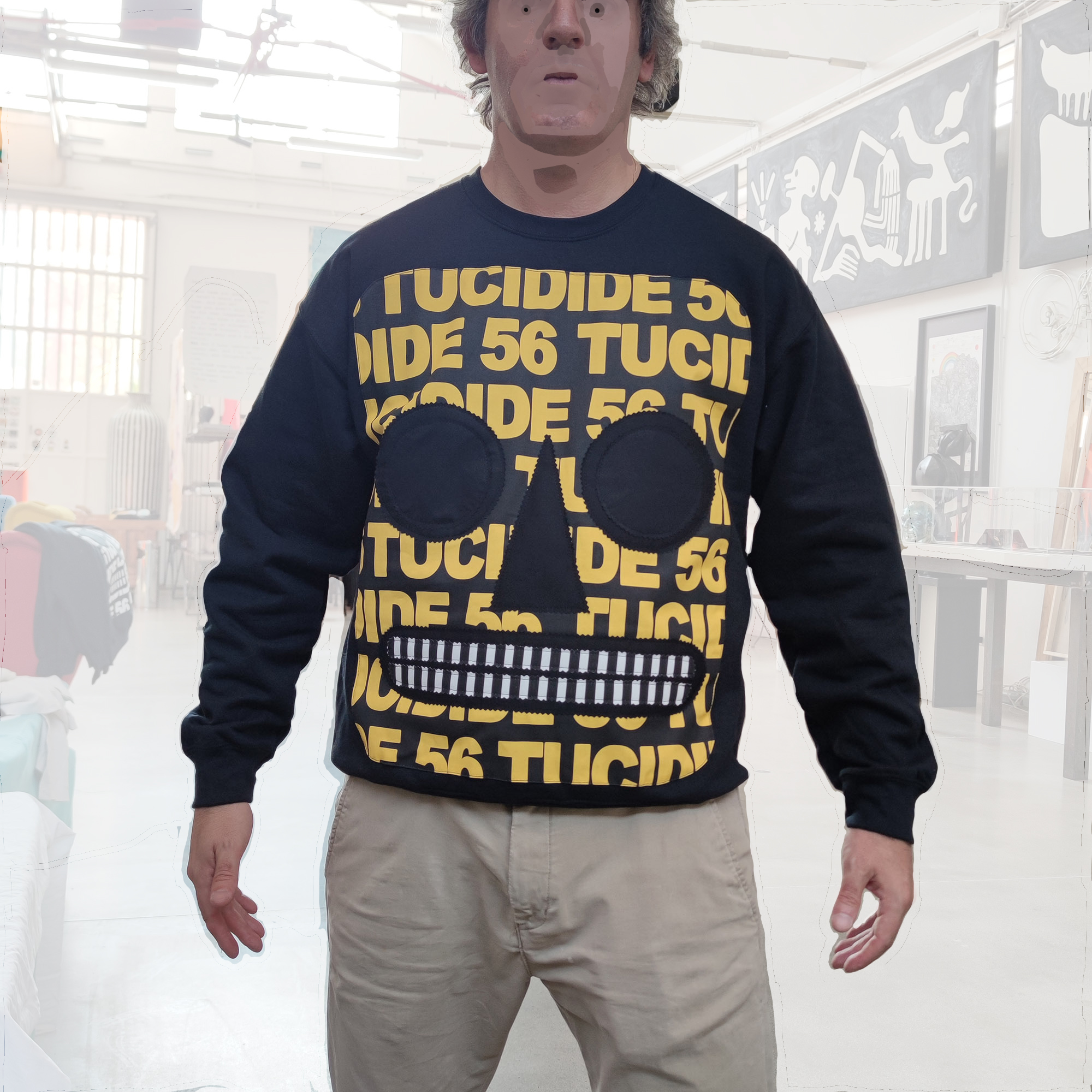 TUCIDIDE 56 - Yellow on Black - Front - Black - immagine 7