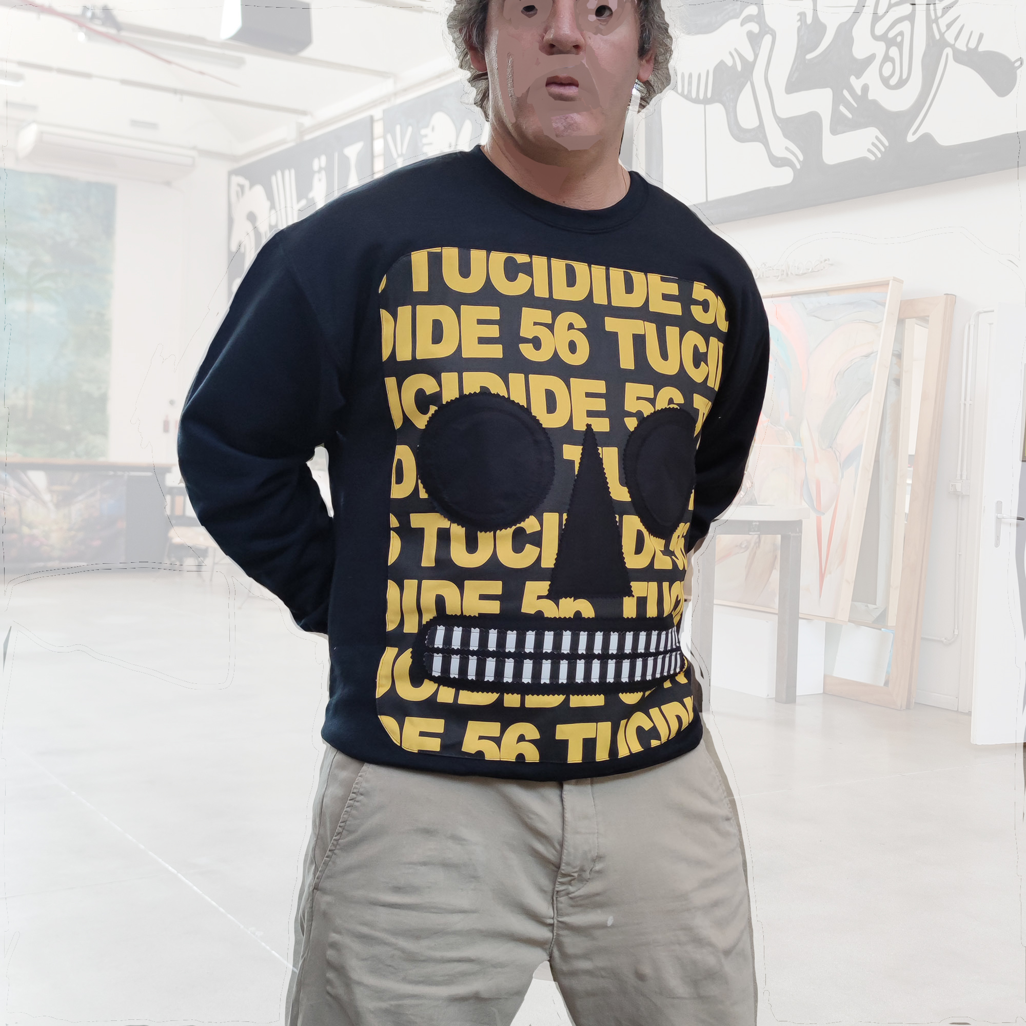 TUCIDIDE 56 - Yellow on Black - Front - Black - immagine 8