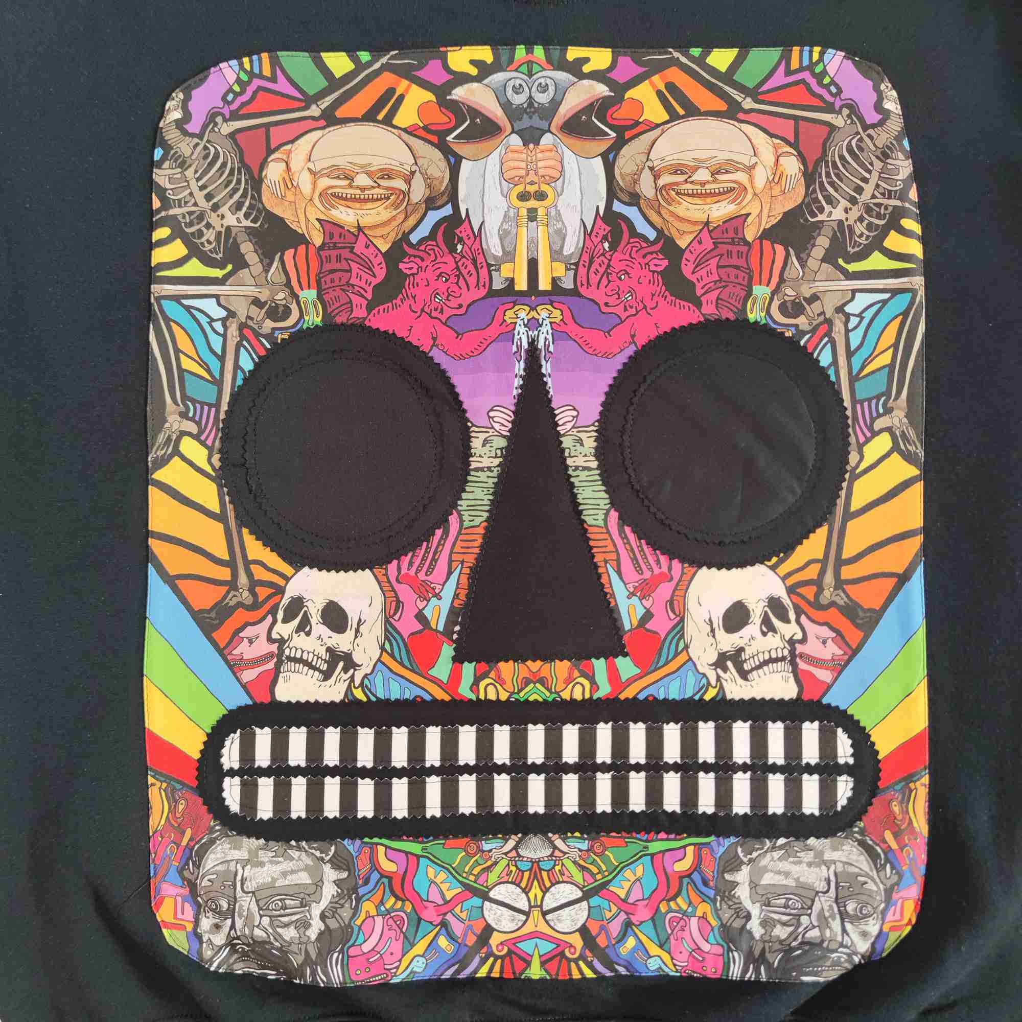 Felpa Nera Life and Death - OG - Front - Black - immagine 2