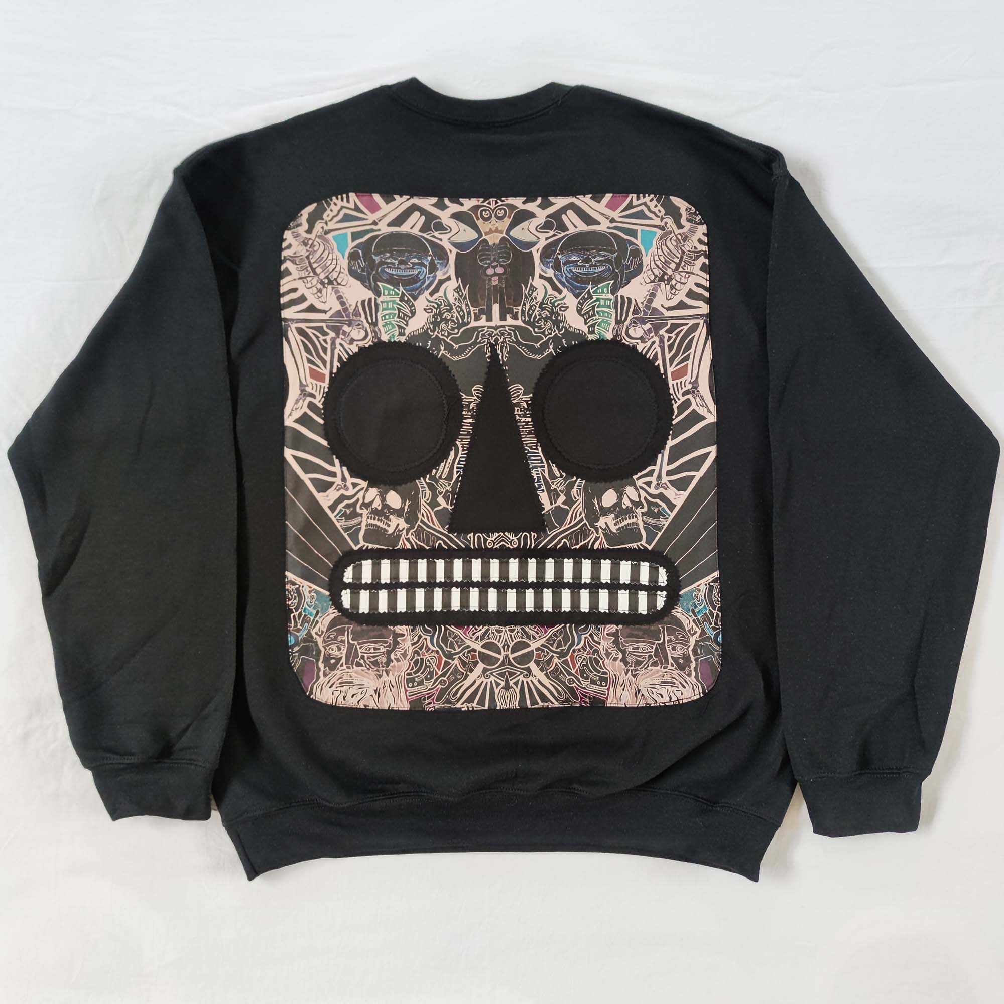 LIFE AND DEATH - INVERTED - Back - Black
